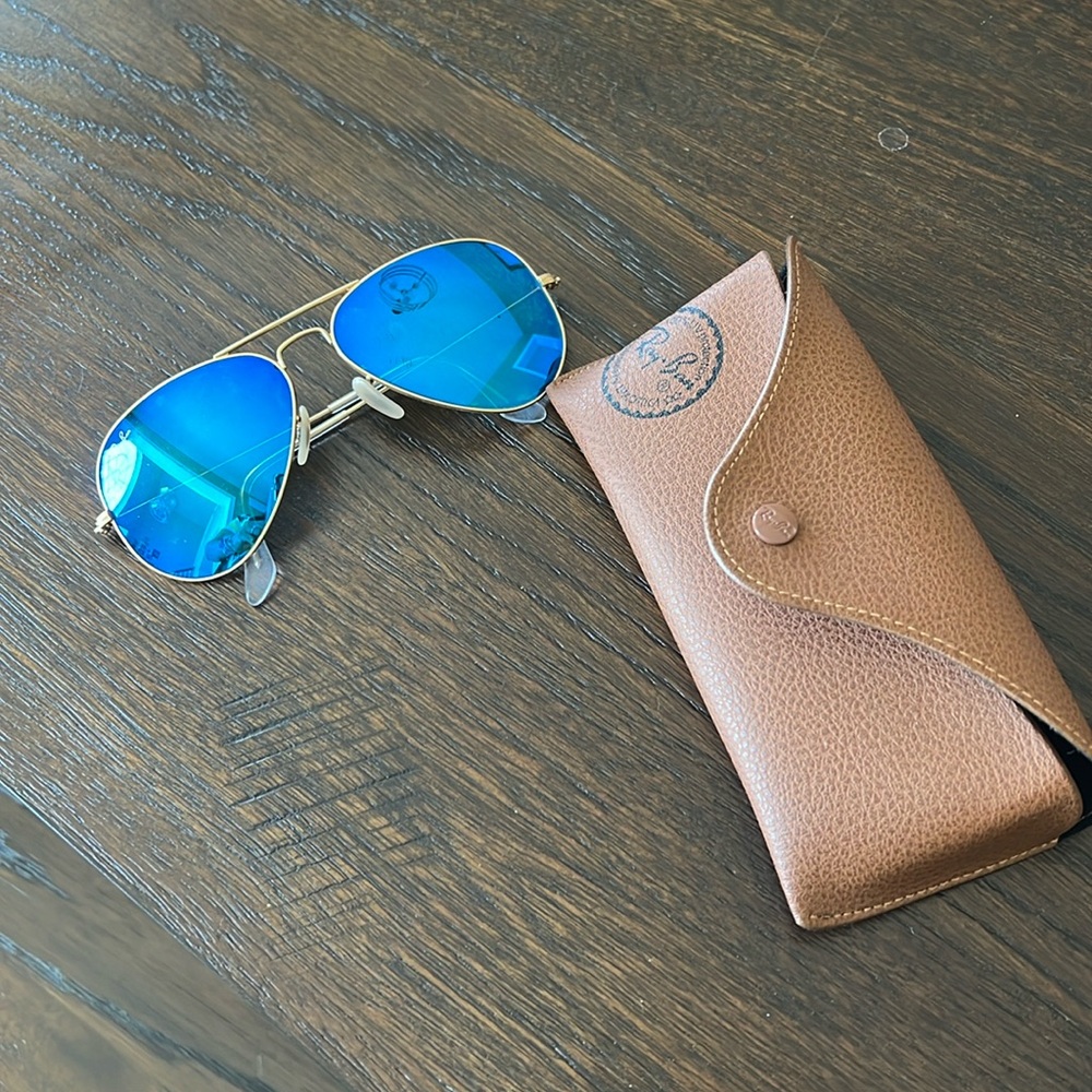 Blue Ray-ban sunglasses